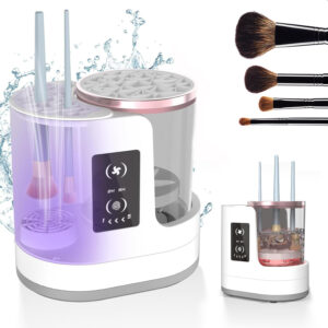 Electric Makeup Brush Cleaner Rechargeable Makeup Brushes Cleaning Tool Automatic Makeup Brush Cleaning Stand Device (USB plug in)