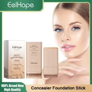 Long Lasting Concealer Foundation Stick Moisturizing Full Coverage Oil Control Dark Circles Corrector Face Makeup Cosmetics Care