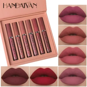 6 PCS Lipstick Set Make-up for women Non stick Cup Waterproof Long lasting Cosmetics Korean makeup Matte lipstick