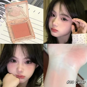 Girl Blush Single Color Matte Makeup Blushes Palette Cheek Contour Blush Cosmetics Blusher Cream Makeup Rouge Cheek Tint Blush
