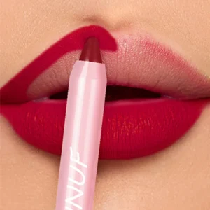 18-Colors Lipstick Pencil – Waterproof Matte Lipstick with Long-Lasting, Non-Stick Cup Formula