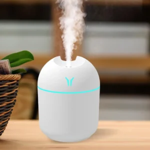 250ML USB Mini Air Humidifier Aroma Essential Oil Diffuser For Home Car Ultrasonic Mute Mist Maker Diffuser with LED Color Lamp