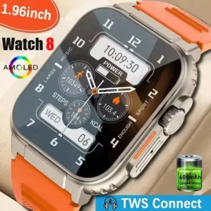 New Watch 8 Ultra Smart Watch 49mm 2024 New NFC Men Women GPS Track Bluetooth Call BT Music Games Wireless Charging Smartwatch