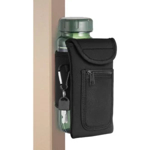 Magnetic Water Bottle Holder – Portable Bag with Phone Pocket
