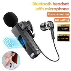 Wireless Bluetooth Earphone – Sports, Sweat-proof, High-Fidelity Sound with Noise Cancelling