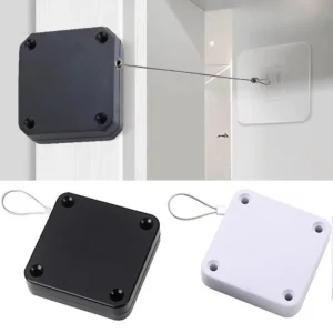Punch-Free Telescopic Door Closer – Automatic Closing Device for Wooden, Sliding Doors & Curtains