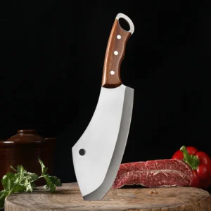 Heavy Knife Hand Forged Blade – Boning Butcher Kitchen Knife for Precision and Power