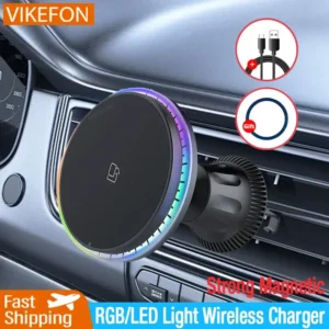 Magnetic Car Wireless Charger Fast Charging Station