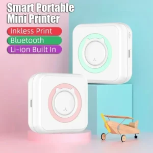 Mini Cute Shape Portable Label Printer - Wireless Thermal Printing Sticker Compatible with Android & IOS