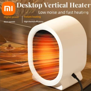 Desktop Heater Vertical Heater Home Bedroom Small Electric Heater Dormitory Quick Heat Heater Suitable for Home Office