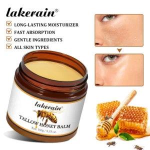 Deep Moisture Skin Cream – Tallow Honey Balm – Ultra-Hydrating for Dry, Itchy Skin